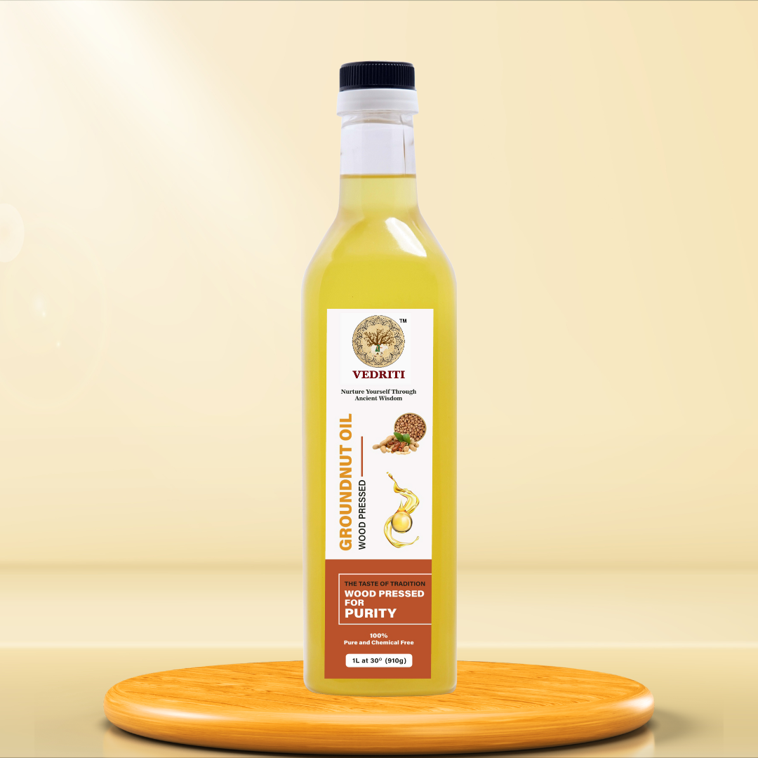 Wood Pressed Groundnut Oil