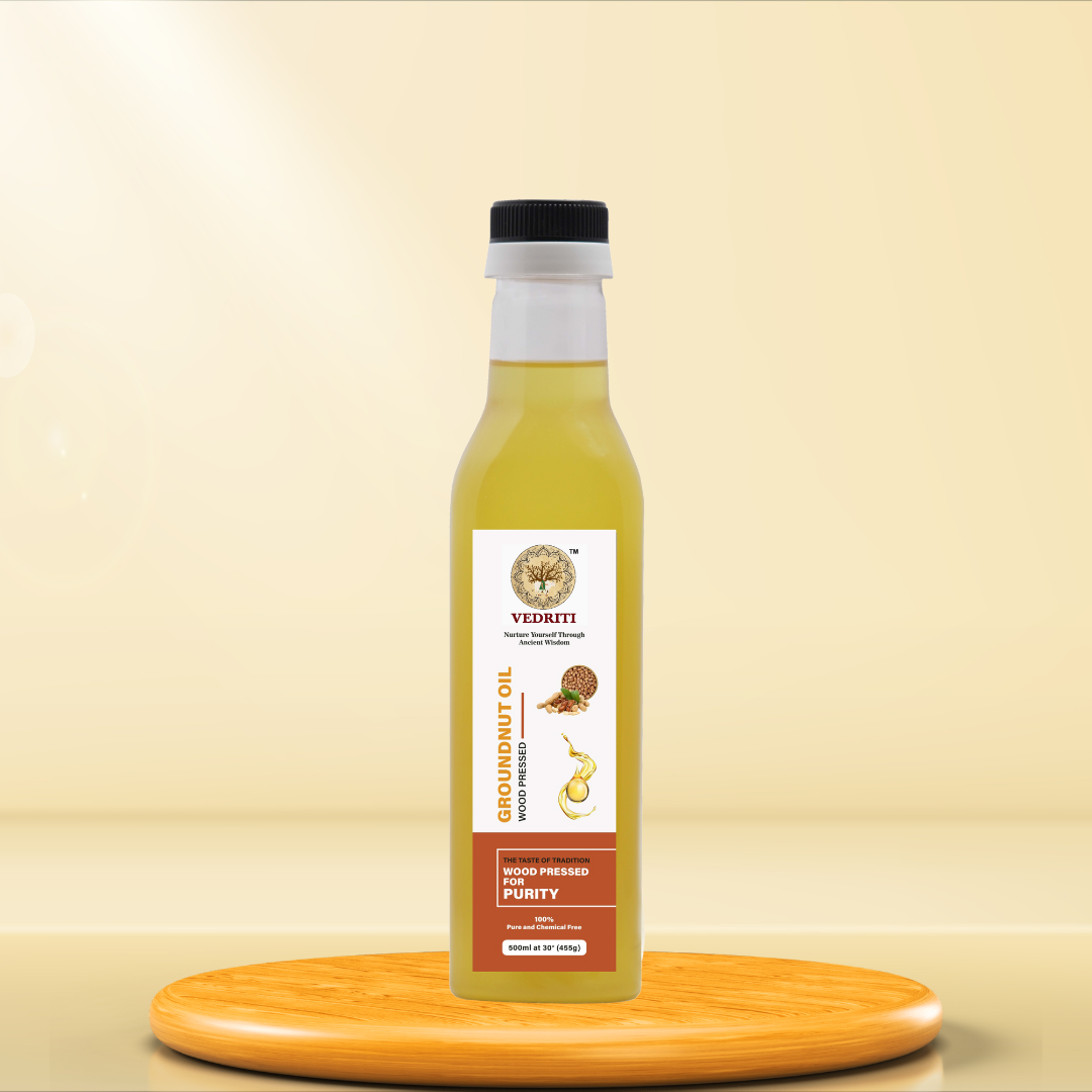 Wood Pressed Groundnut Oil