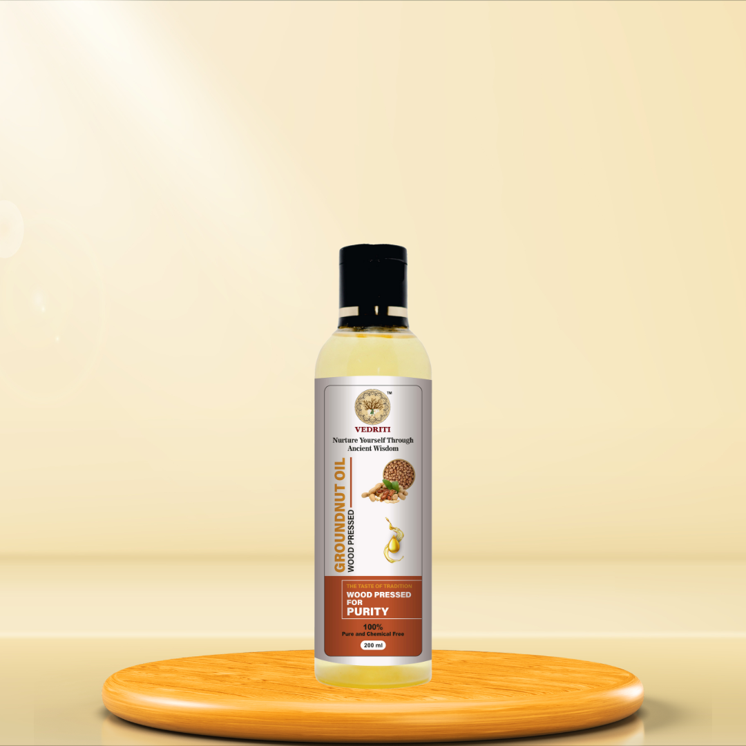 Wood Pressed Groundnut Oil