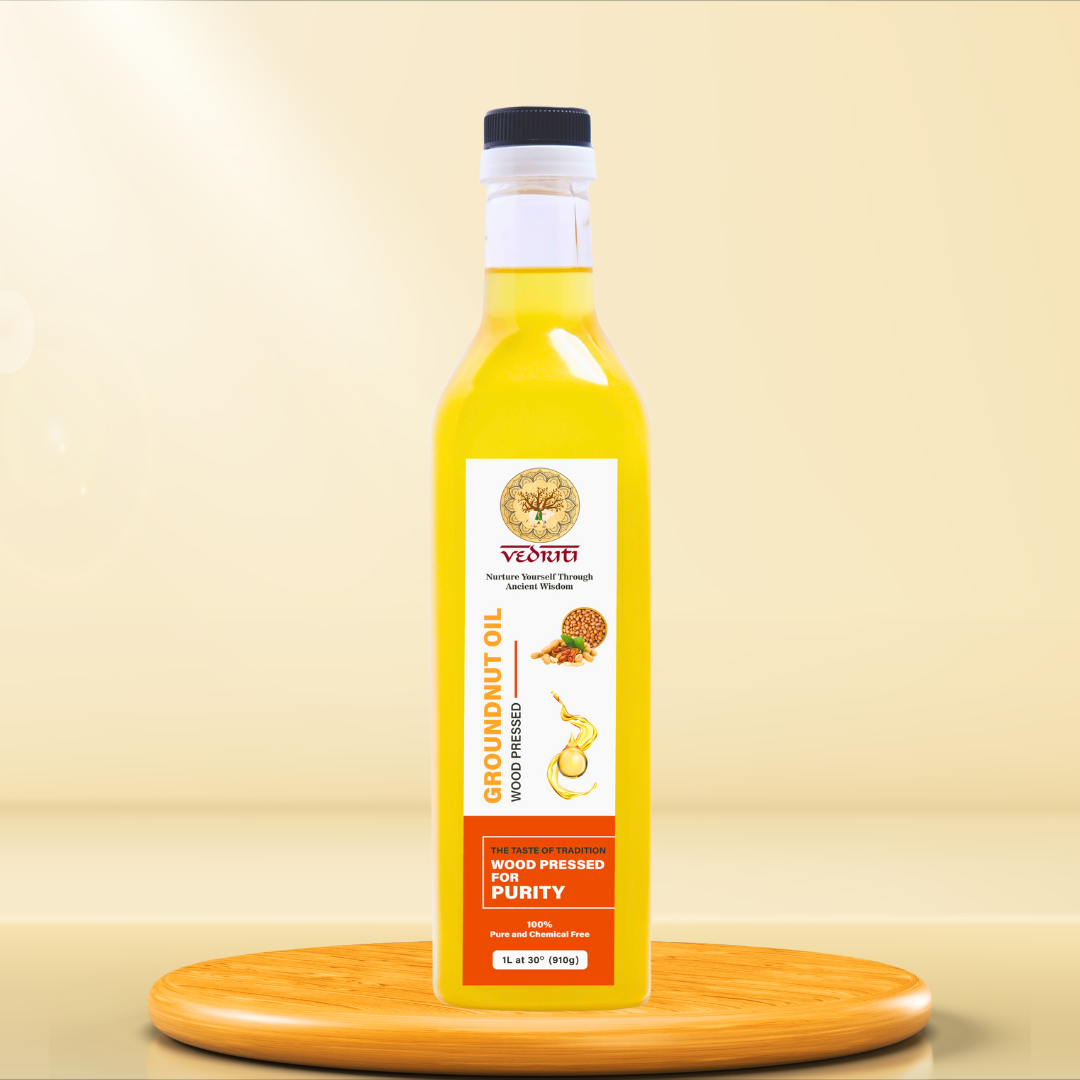 Wood Pressed Groundnut Oil