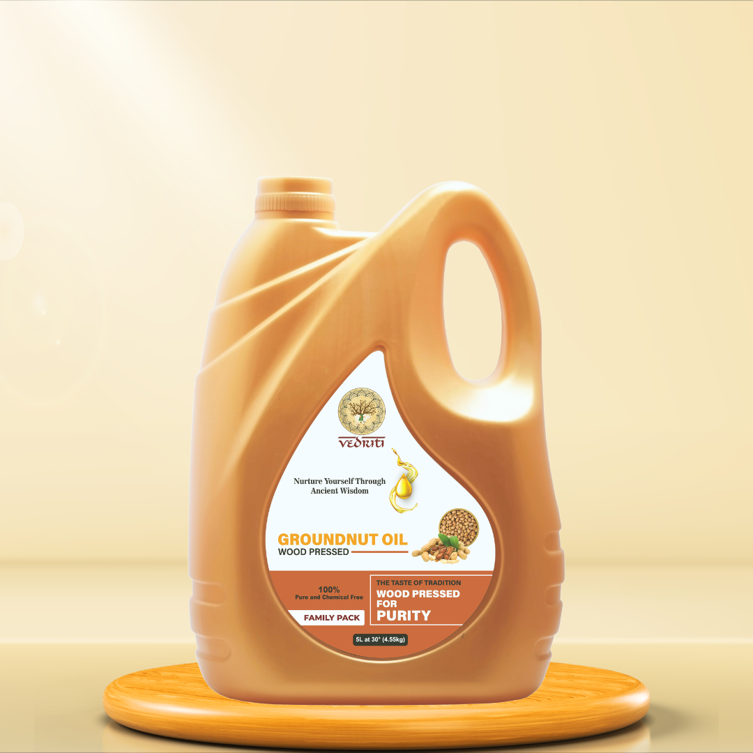 Wood Pressed Groundnut Oil