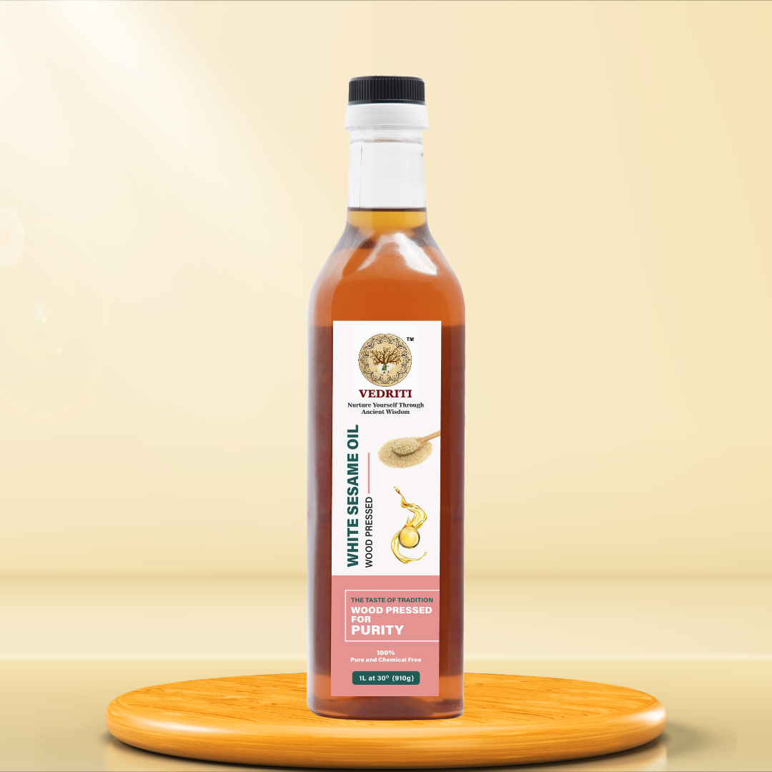 Wood Pressed White Sesame Oil