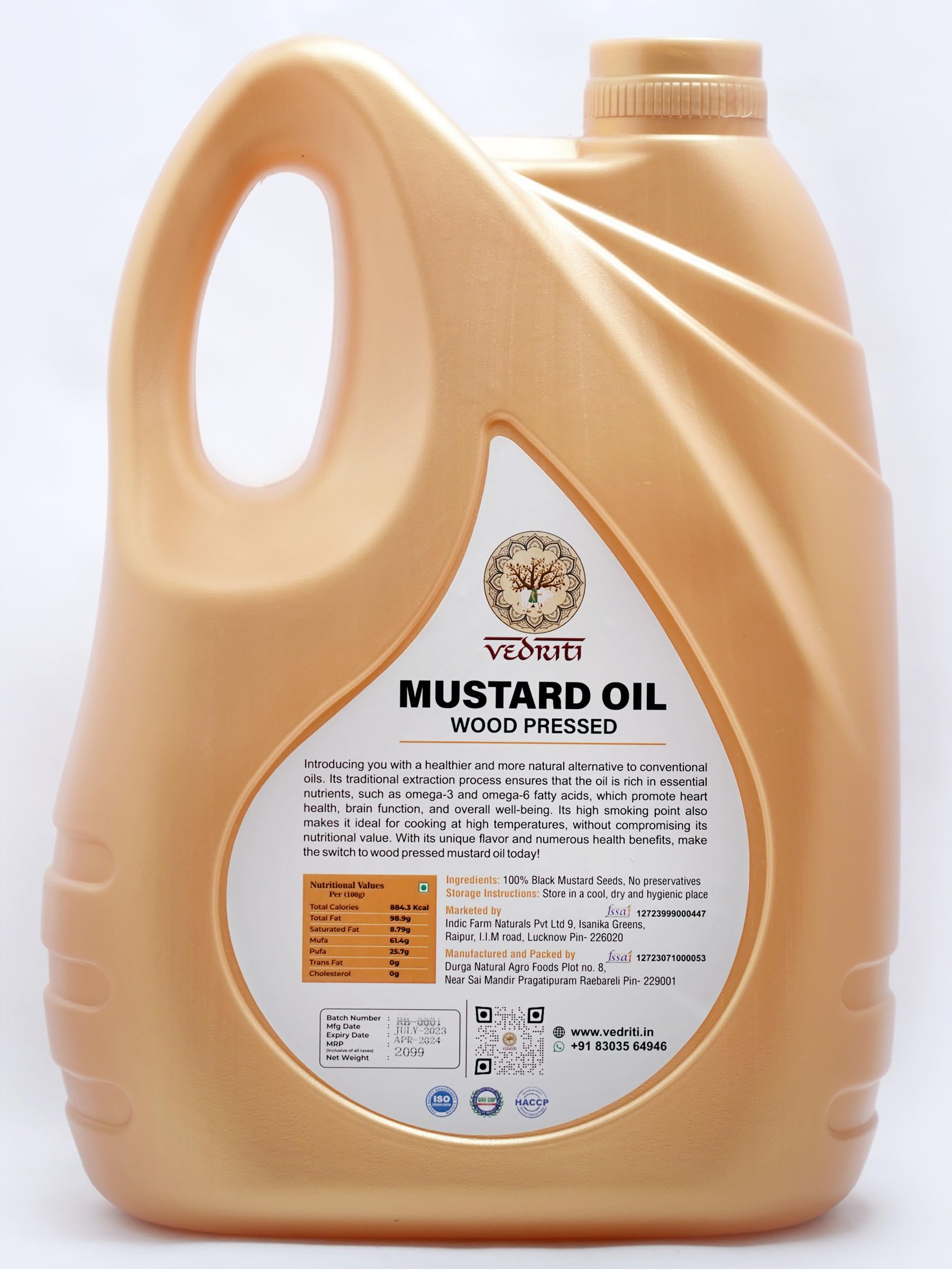 Wood Pressed Black Mustard Oil