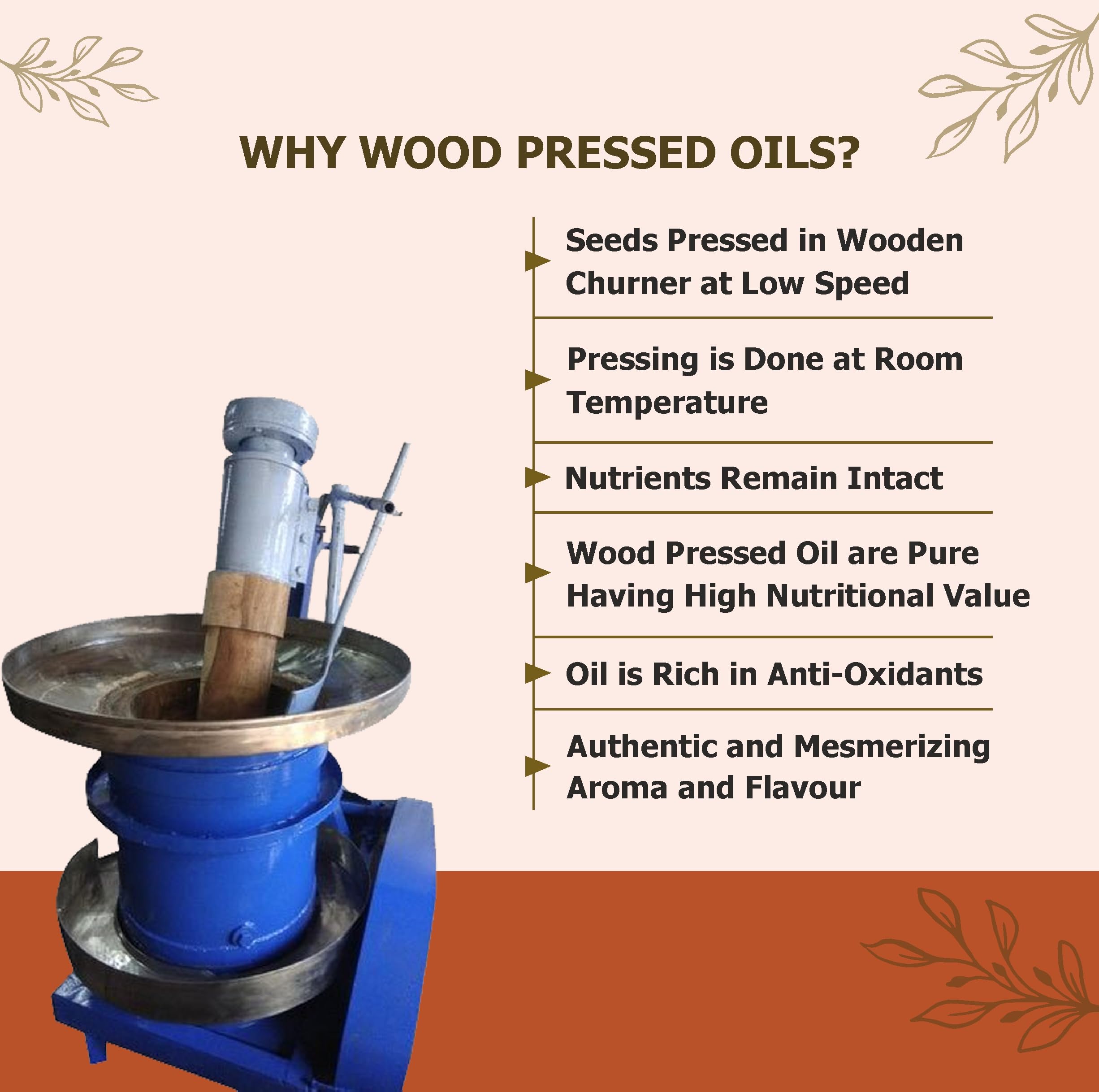 Wood Pressed Groundnut Oil