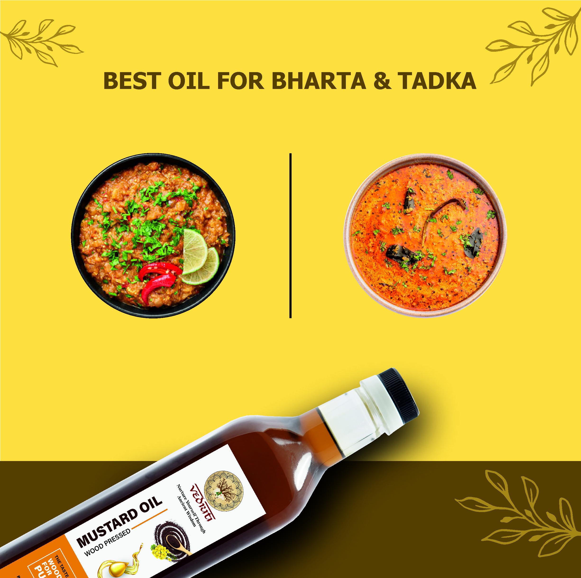 Wood Pressed Black Mustard Oil