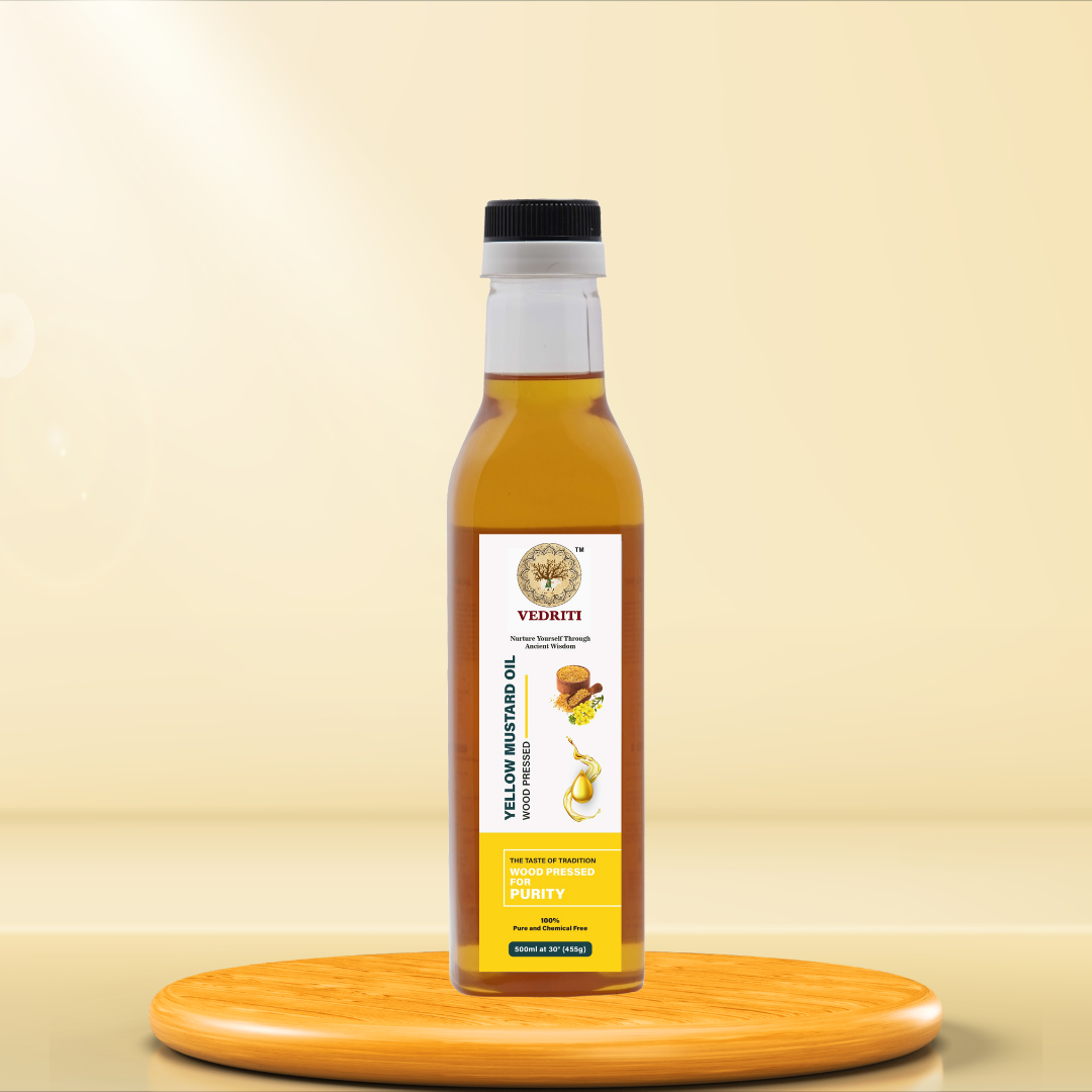 Wood Pressed Yellow Mustard Oil