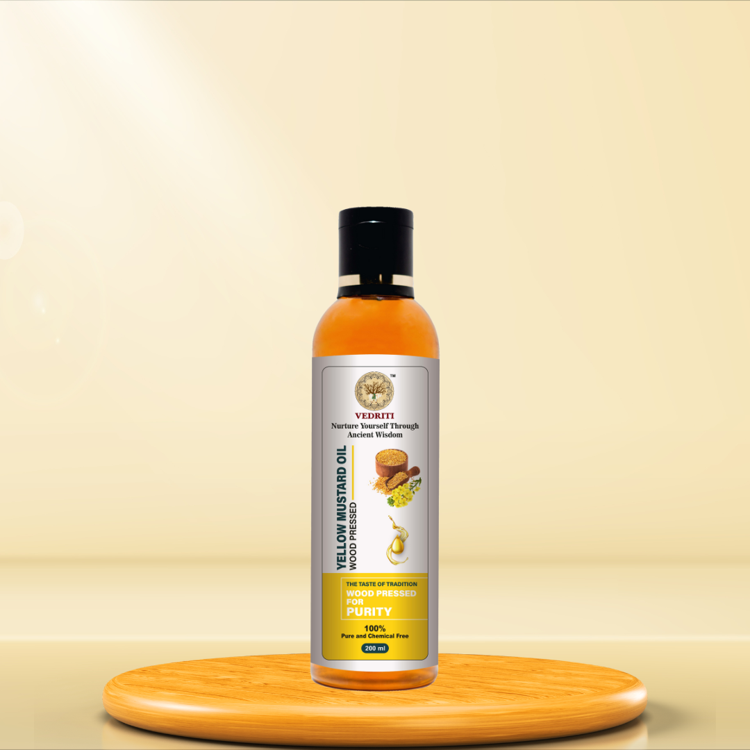 Wood Pressed Yellow Mustard Oil
