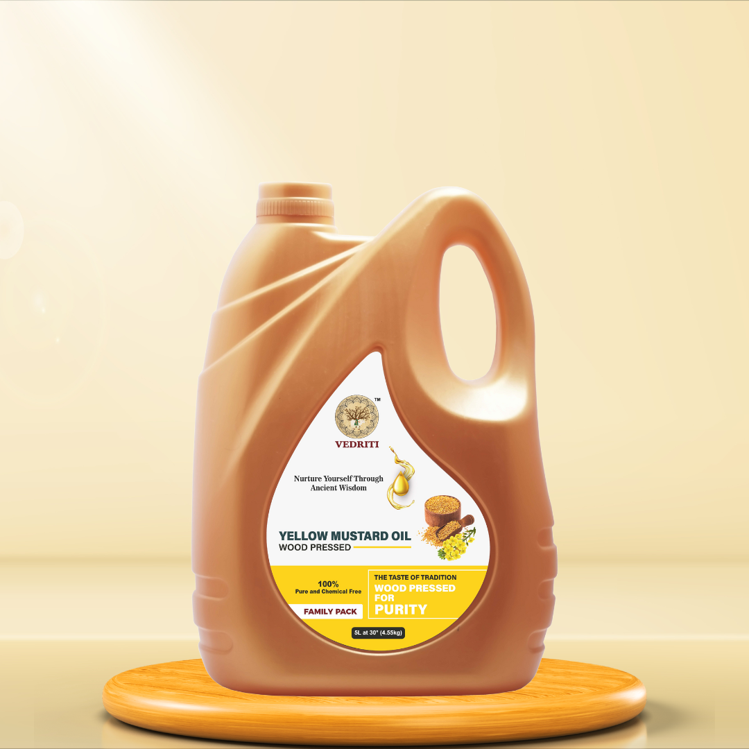 Wood Pressed Yellow Mustard Oil