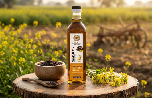 Vedriti  Wood-Pressed Mustard Oil 1L