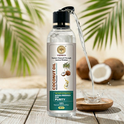 Pure Wood-Pressed Coconut Oil Inspired by Coastal Tradition(200ml)