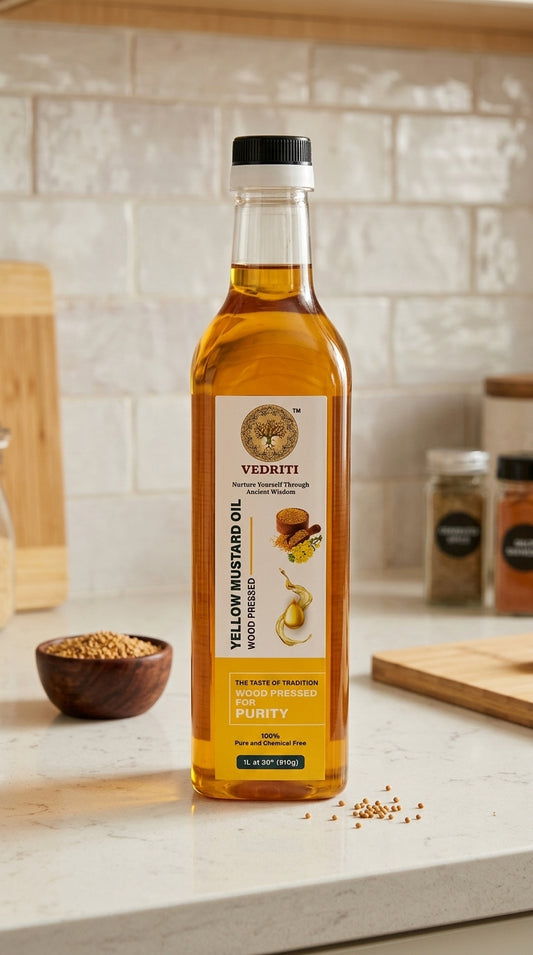 Vedriti Yellow Mustard Oil (Wood Pressed)