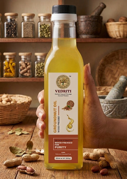 Vedriti Wood-Pressed Groundnut Oil