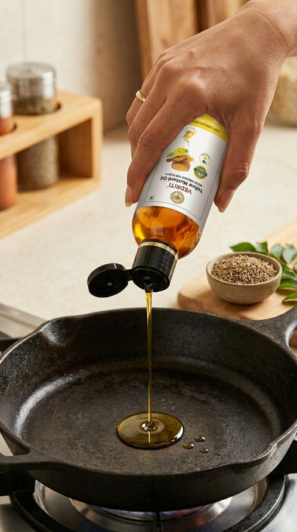 Vedriti Yellow Mustard Oil (Wood Pressed)