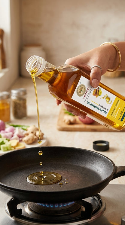 Vedriti Yellow Mustard Oil (Wood Pressed)