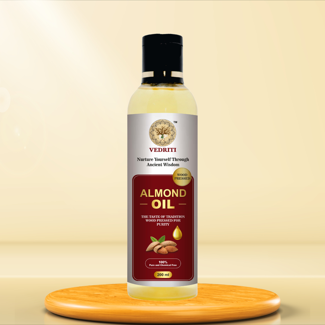 Wood Pressed Almond Oil l Kashmiri Mamra Almond