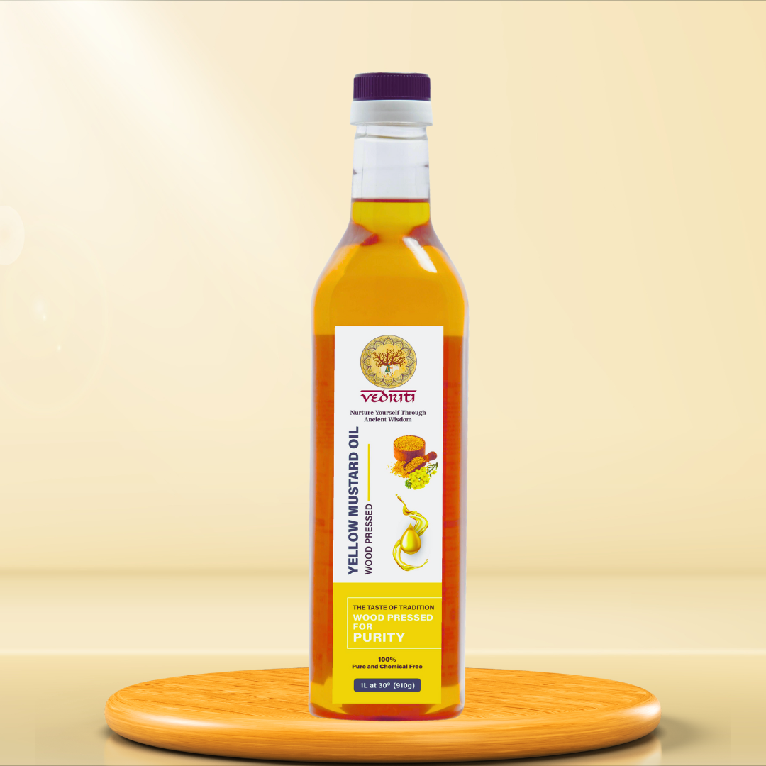 Wood Pressed Yellow Mustard Oil