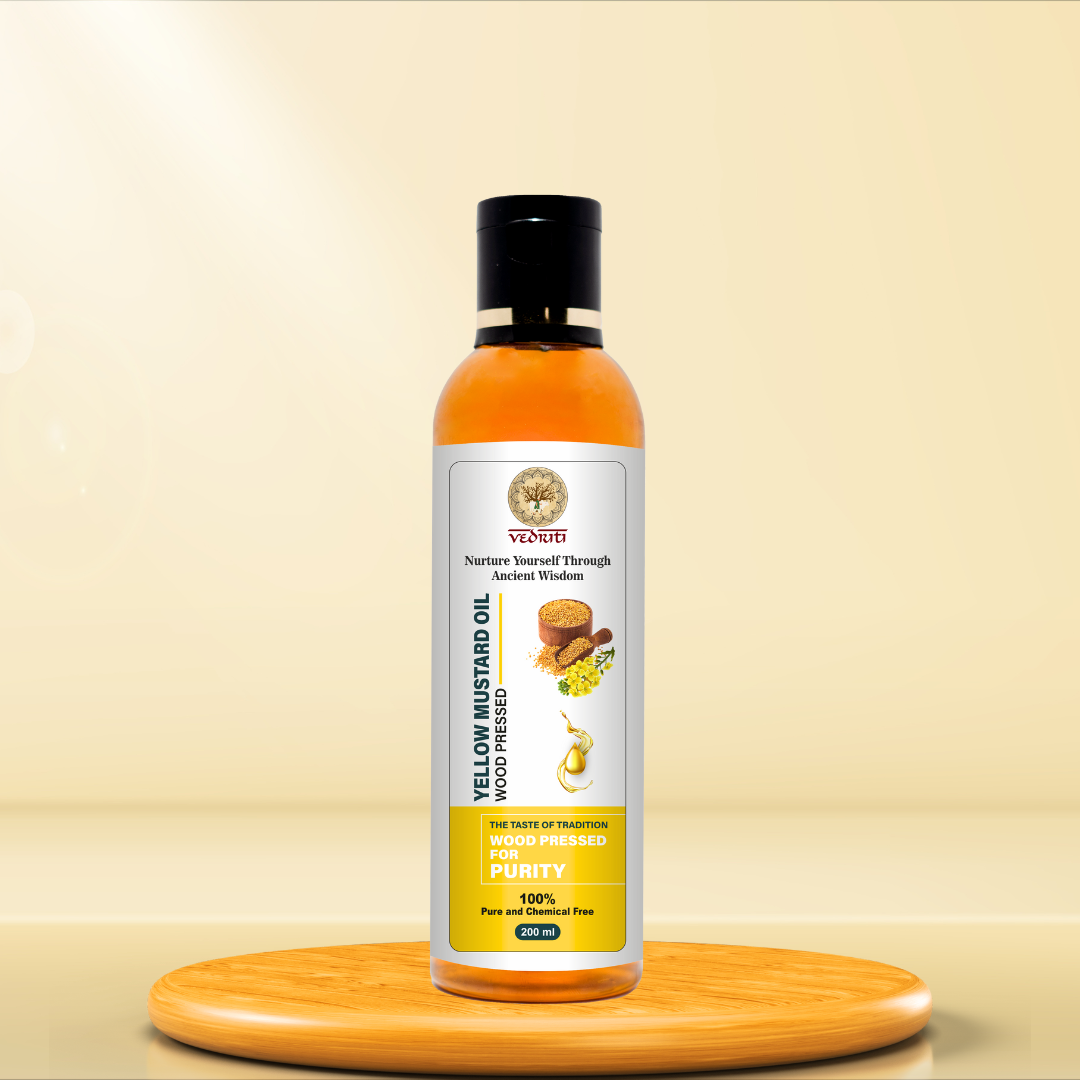 Wood Pressed Yellow Mustard Oil