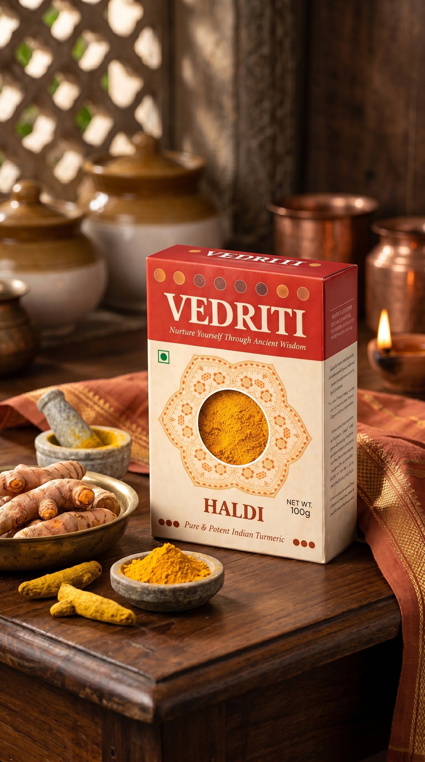 Vedriti Haldi Powder – Pure & Potent Indian Turmeric