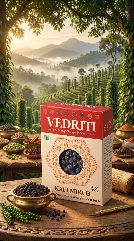Vedriti Kali Mirch – Premium Whole Black Pepper