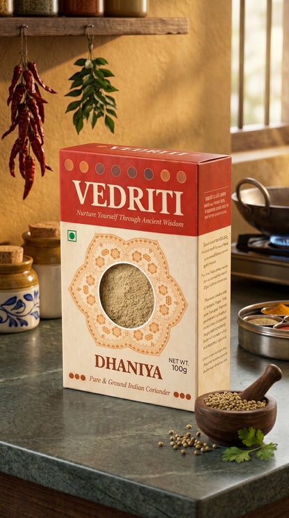 Vedriti Dhaniya Powder – Pure & Ground Indian Coriander