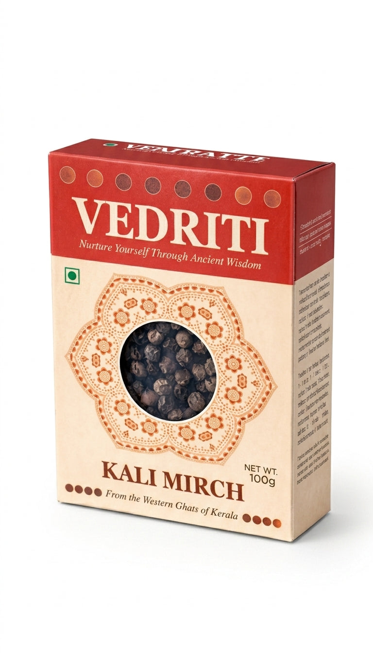 Vedriti Kali Mirch – Premium Whole Black Pepper