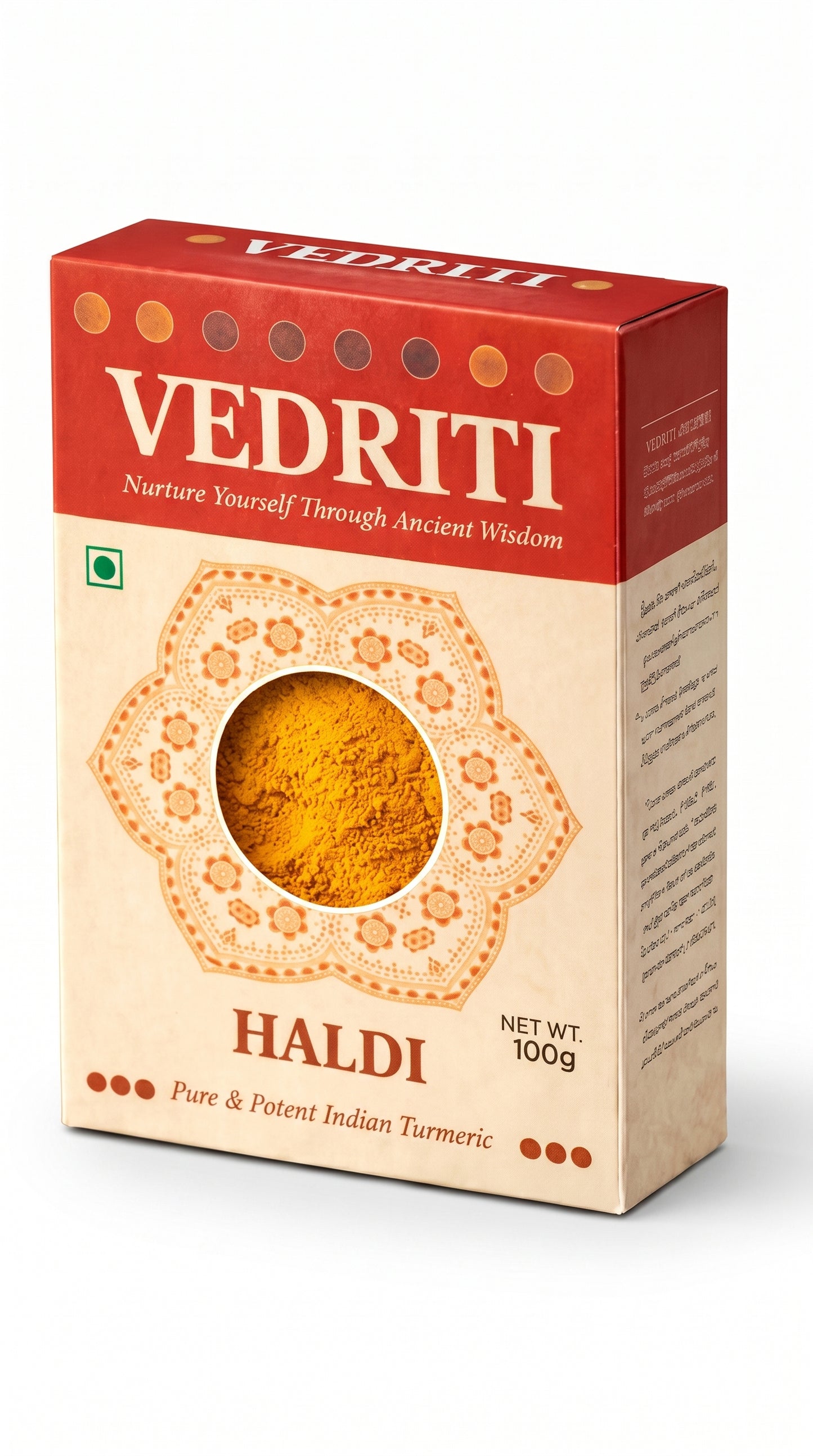 Vedriti Haldi Powder – Pure & Potent Indian Turmeric