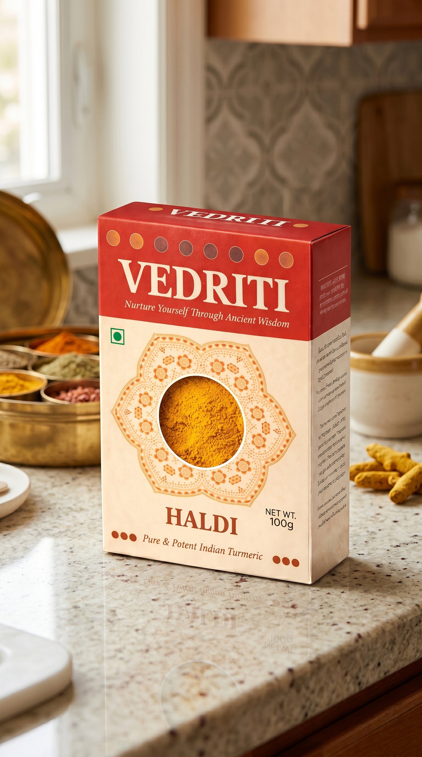 Vedriti Haldi Powder – Pure & Potent Indian Turmeric