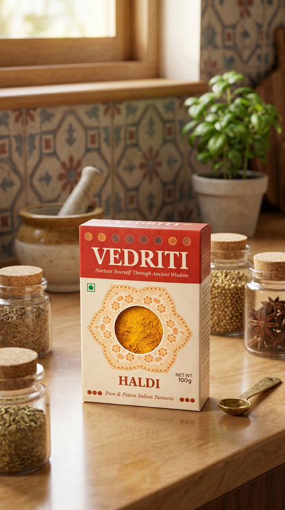 Vedriti Haldi Powder – Pure & Potent Indian Turmeric