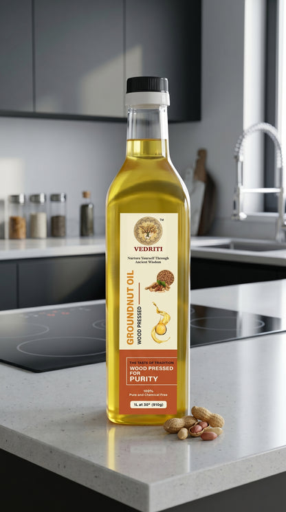 Vedriti Wood-Pressed Groundnut Oil