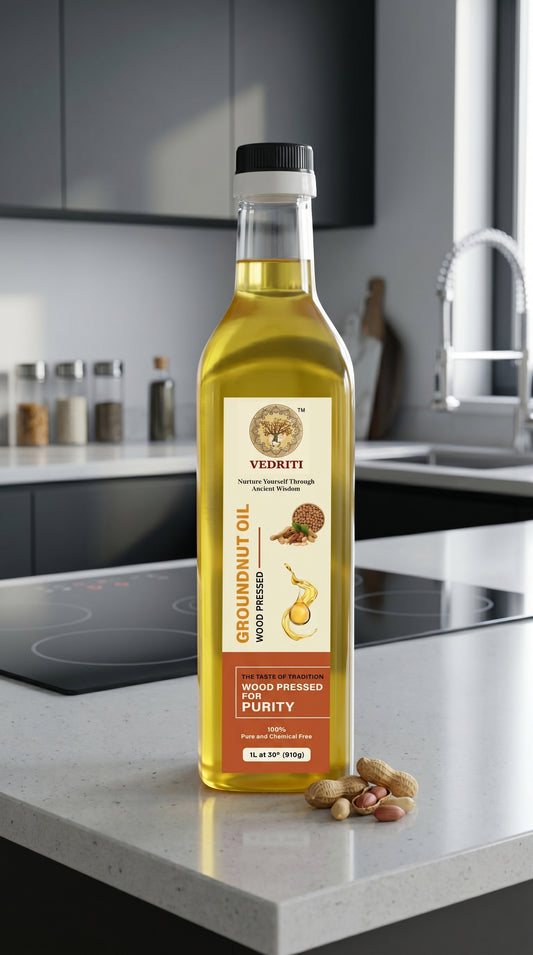 Vedriti Wood-Pressed Groundnut Oil