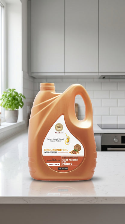 Vedriti Wood-Pressed Groundnut Oil