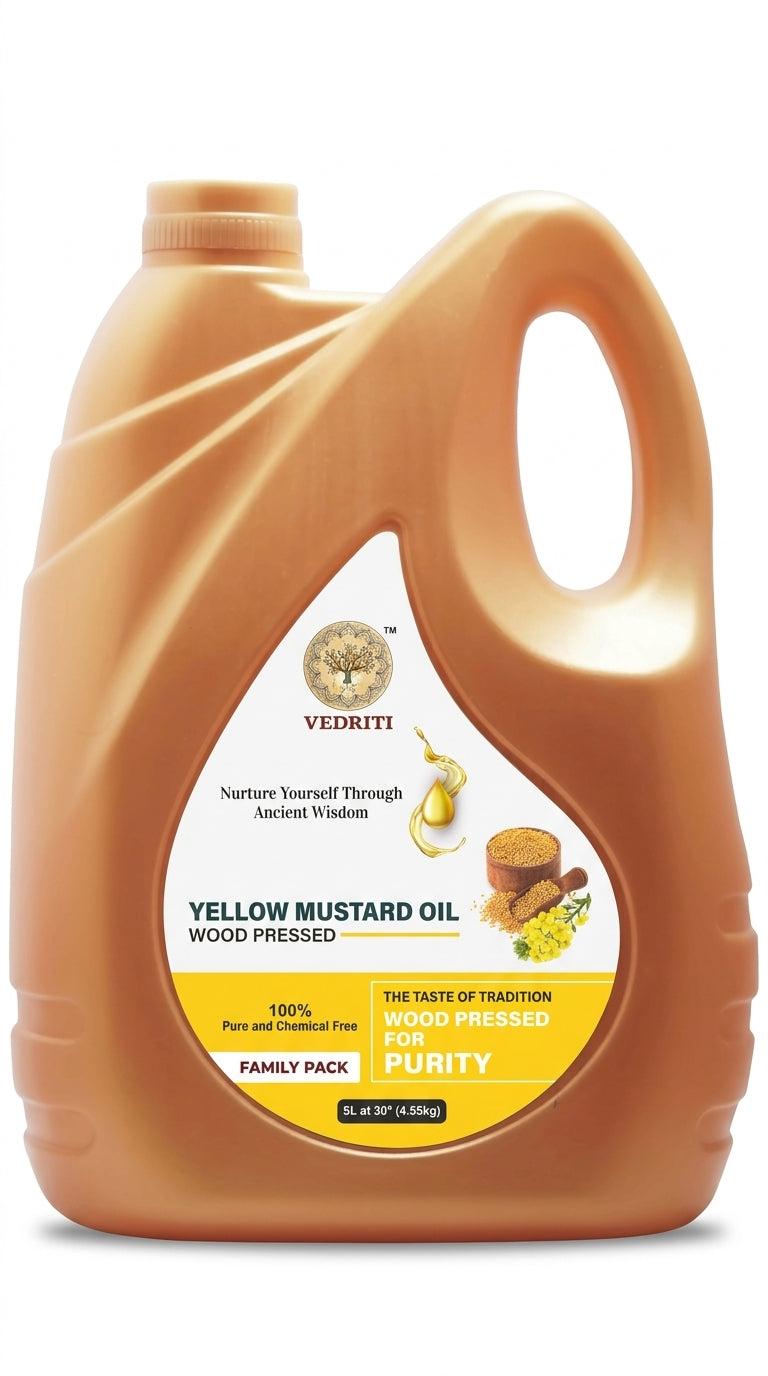 Vedriti Yellow Mustard Oil (Wood Pressed)