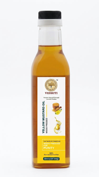 Vedriti Yellow Mustard Oil (Wood Pressed)