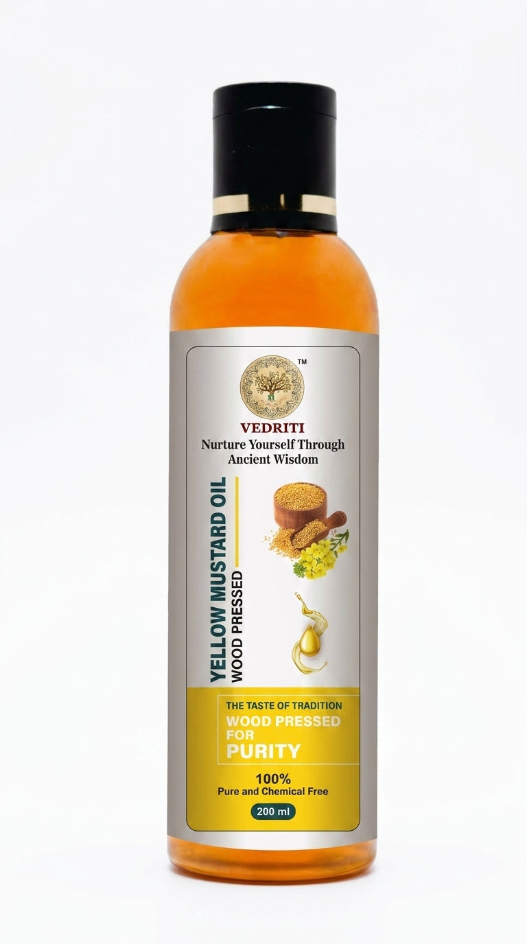 Vedriti Yellow Mustard Oil (Wood Pressed)