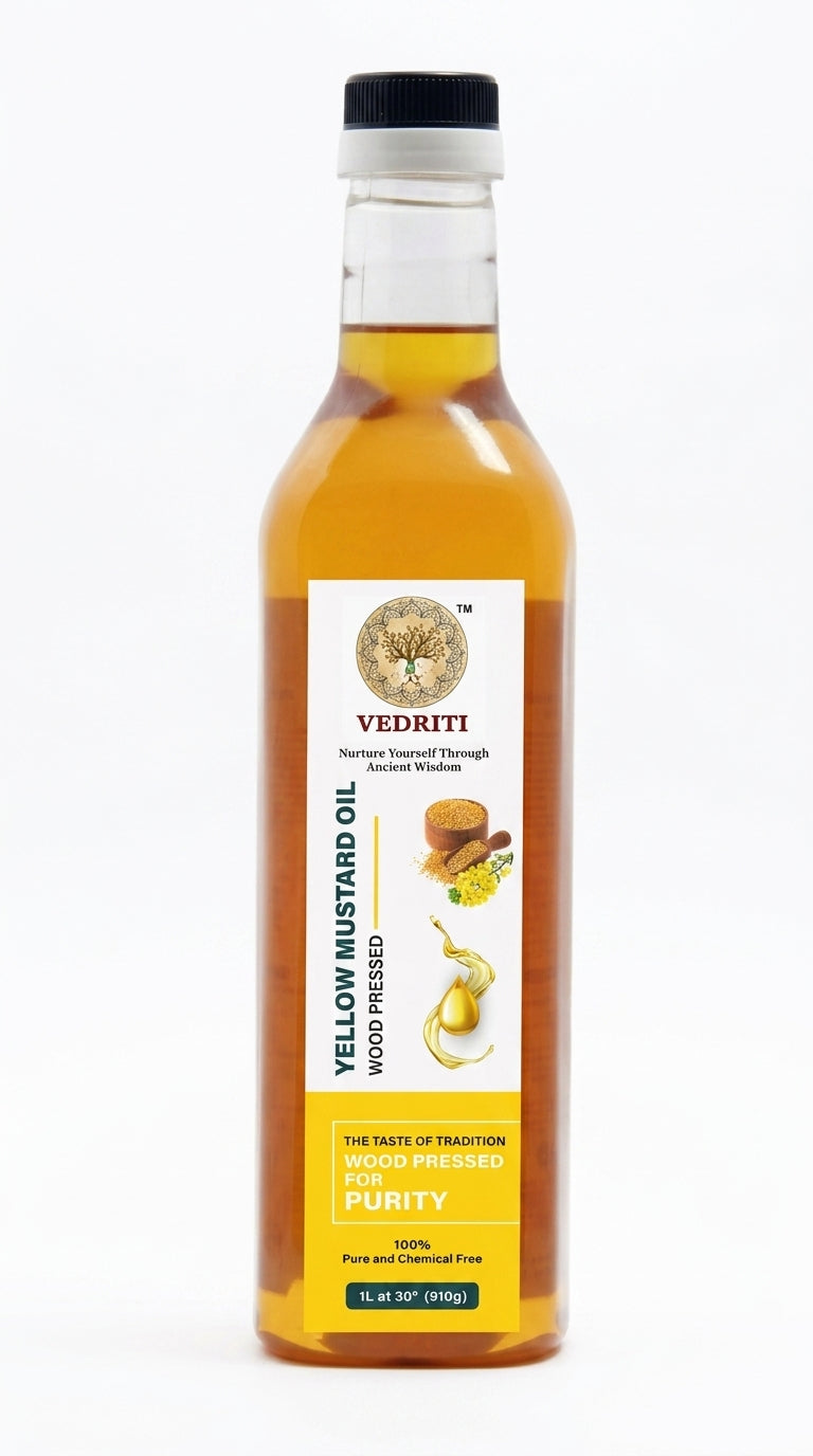 Vedriti Yellow Mustard Oil (Wood Pressed)