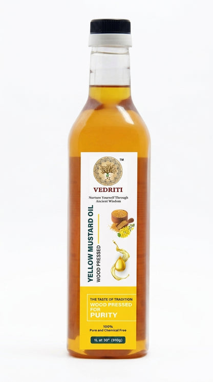 Vedriti Yellow Mustard Oil (Wood Pressed)