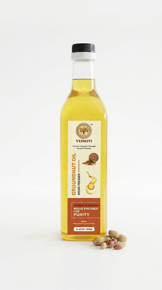 Vedriti Wood-Pressed Groundnut Oil