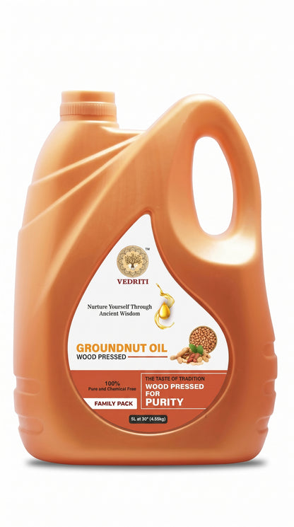 Vedriti Wood-Pressed Groundnut Oil